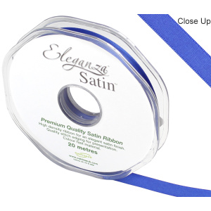 Eleganza Double Faced Satin 10mm X 20m Royal Blue No.18