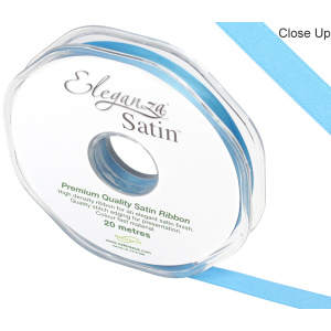 Eleganza Double Faced Satin 10mm X 20m Turquoise No.55