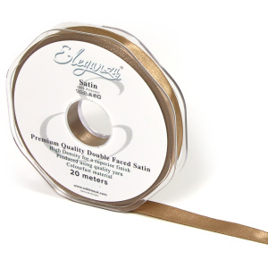 Eleganza Double Faced Satin 10mm X 20m Mocha No.09