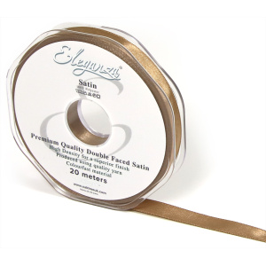 Eleganza Double Faced Satin 10mm X 20m Deep Rose Gold No.88