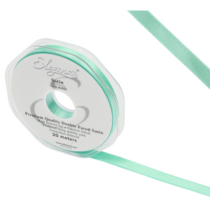 Eleganza Double Faced Satin 10mm X 20m Mint No.13