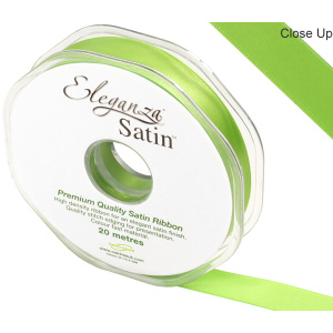 Eleganza Double Faced Satin 15mm X 20m Pistachio No.27