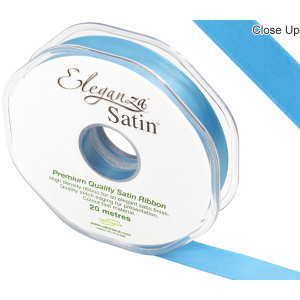 Eleganza Double Faced Satin 15mm X 20m Turquoise No.55