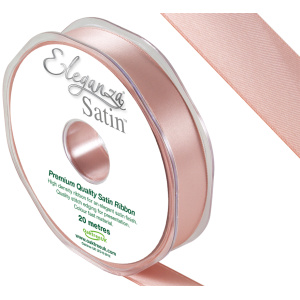 Eleganza Double Faced Satin 15mm X 20m Rose Gold No.87