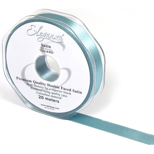Eleganza Double Faced Satin 15mm X 20m Sea Breeze No.59