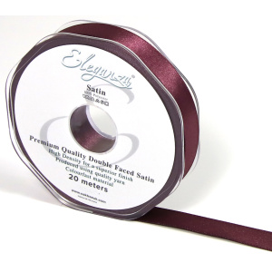 Eleganza Double Faced Satin 15mm X 20m Vintage Rose No.89