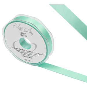 Eleganza Double Faced Satin 15mm X 20m Mint No.13
