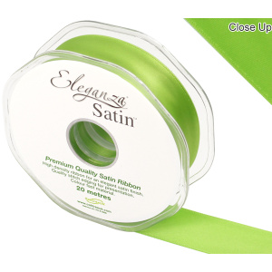 Eleganza Double Faced Satin 25mm X 20m Pistachio No.27