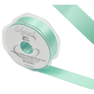 Eleganza Double Faced Satin 25mm X 20m Mint No.13