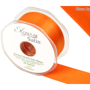 Eleganza Double Faced Satin 38mm X 20m Orange No.04