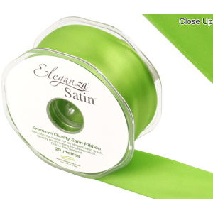 Eleganza Double Faced Satin 38mm X 20m Pistachio No.27