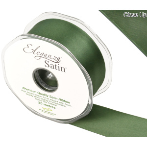 Eleganza Double Faced Satin 38mm X 20m Sage Green No.51