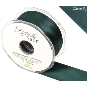 Eleganza Double Faced Satin 38mm X 20m Green No.50