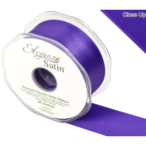 Eleganza Double Faced Satin 38mm X 20m Purple No.36