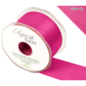 Eleganza Double Faced Satin 50mm X 20m Fuchsia No.28