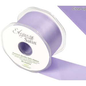 Eleganza Double Faced Satin 50mm X 20m Lavender No.45