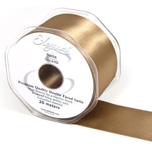 Eleganza Double Faced Satin 50mm X 20m Mocha No.09