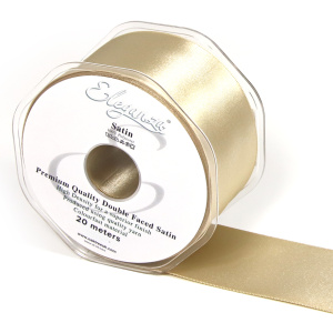 Eleganza Double Faced Satin 50mm X 20m Taupe No.03