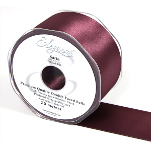 Eleganza Double Faced Satin 50mm X 20m Vintage Rose No.89