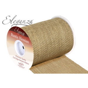 Eleganza Rustic Hessian Cut Edge 15.2cm X 9.1m Natural No.02