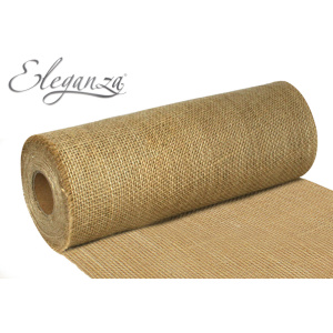 Eleganza Rustic Hessian Cut Edge 29cm X 9.1m Natural No.02