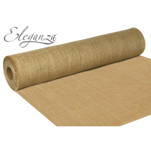 Eleganza Rustic Hessian Cut Edge 50cm X 9.1m Natural No.02
