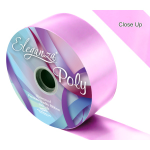Eleganza Poly Ribbon 50mm X 91m (100yds) No.07 Classic Pink