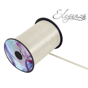 Eleganza Poly Curling Ribbon 5mm X500yds No.61 Ivory