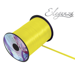 Eleganza Poly Curling Ribbon 5mm X500yds No.11 Yellow