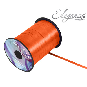 Eleganza Poly Curling Ribbon 5mm X500yds No.04 Orange