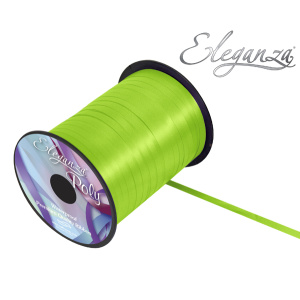 Eleganza Poly Curling Ribbon 5mm X500yds No.14 Lime Green