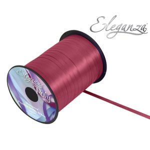 Eleganza Poly Curling Ribbon 5mm X500yds No.17 Burgundy