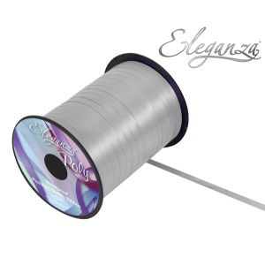 Eleganza Poly Curling Ribbon 5mm X500yds No.24 Silver
