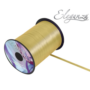 Eleganza Poly Curling Ribbon 5mm X500yds No.35 Gold