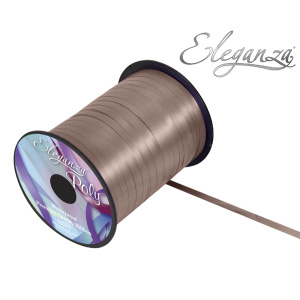 Eleganza Poly Curling Ribbon 5mm X500yds No.58 Chocolate