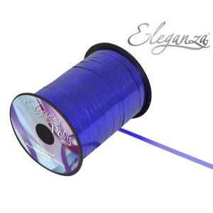 Eleganza Poly Curling Ribbon Metallic 5mm X250yds Blue