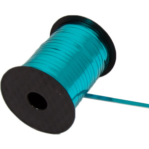 Eleganza Poly Curling Ribbon Metallic 5mm X250yds Caribbean Blue