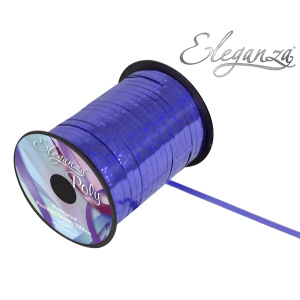 Eleganza Poly Curling Ribbon Holographic 5mm X250yds Royal Blue