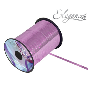 Eleganza Poly Curling Ribbon Holographic 5mm X250yds Lt.pink