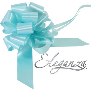 Eleganza Poly Pull Bows 30mm X 30pcs Lt.blue No.25