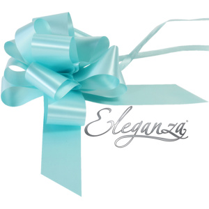 Eleganza Poly Pull Bows 50mm X 20pcs Lt.blue No.25