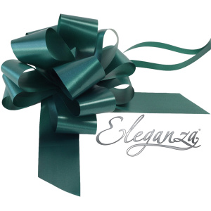 Eleganza Poly Pull Bows 50mm X 20pcs Green No.50