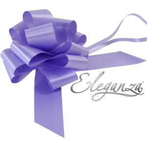 Eleganza Poly Pull Bows 50mm X 20pcs Lavender No.45