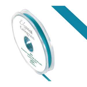 Eleganza Premium Grosgrain Ribbon 3mm X 40m Teal No.56