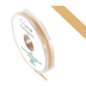 Eleganza Premium Grosgrain Ribbon 3mm X 40m Gold No.35