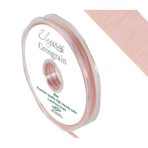 Eleganza Premium Grosgrain Ribbon 3mm X 40m Rose Gold No.87