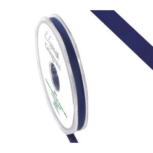 Eleganza Premium Grosgrain Ribbon 6mm X 20m Midnight Blue No.19