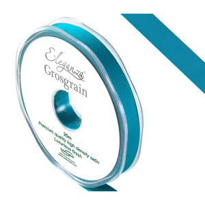 Eleganza Premium Grosgrain Ribbon 10mm X 20m Teal No.56