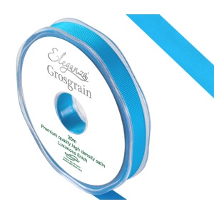Eleganza Premium Grosgrain Ribbon 10mm X 20m Turquoise No.55