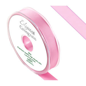 Eleganza Premium Grosgrain Ribbon 15mm X 20m Lt. Pink No. 21